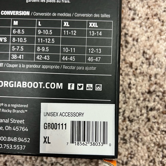 NEW Georgia Boot Comfort Core 5 Orthotic Footbed (Unisex) multiple sizes - Picture 8 of 9